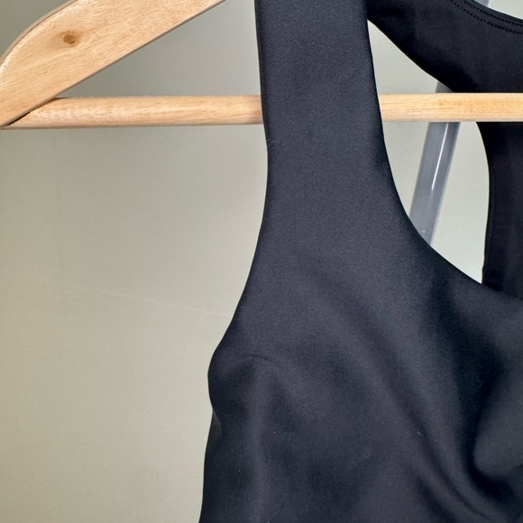 ALO Yoga Black Racerback Sports Bra - Picture 4 of 11